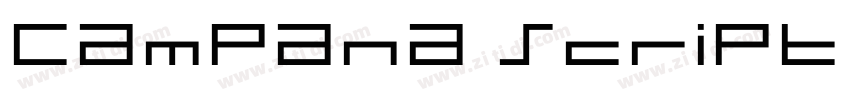 Campana Script PERS字体转换